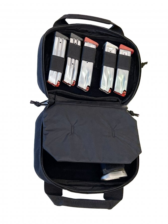 DAA 1G Bag single pistol range bag in camo green