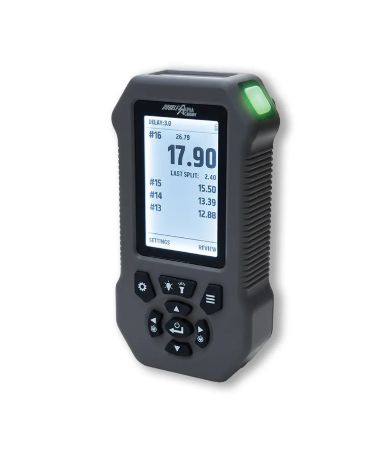 Double-Alpha Edge Shot Timer