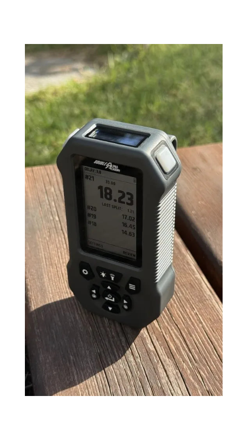 Double-Alpha Edge Shot Timer